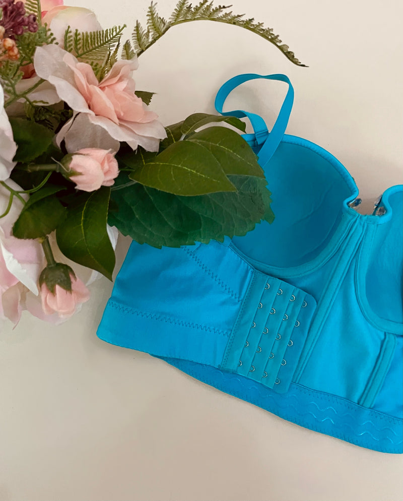 BRIELLE CORSET (AQUA)