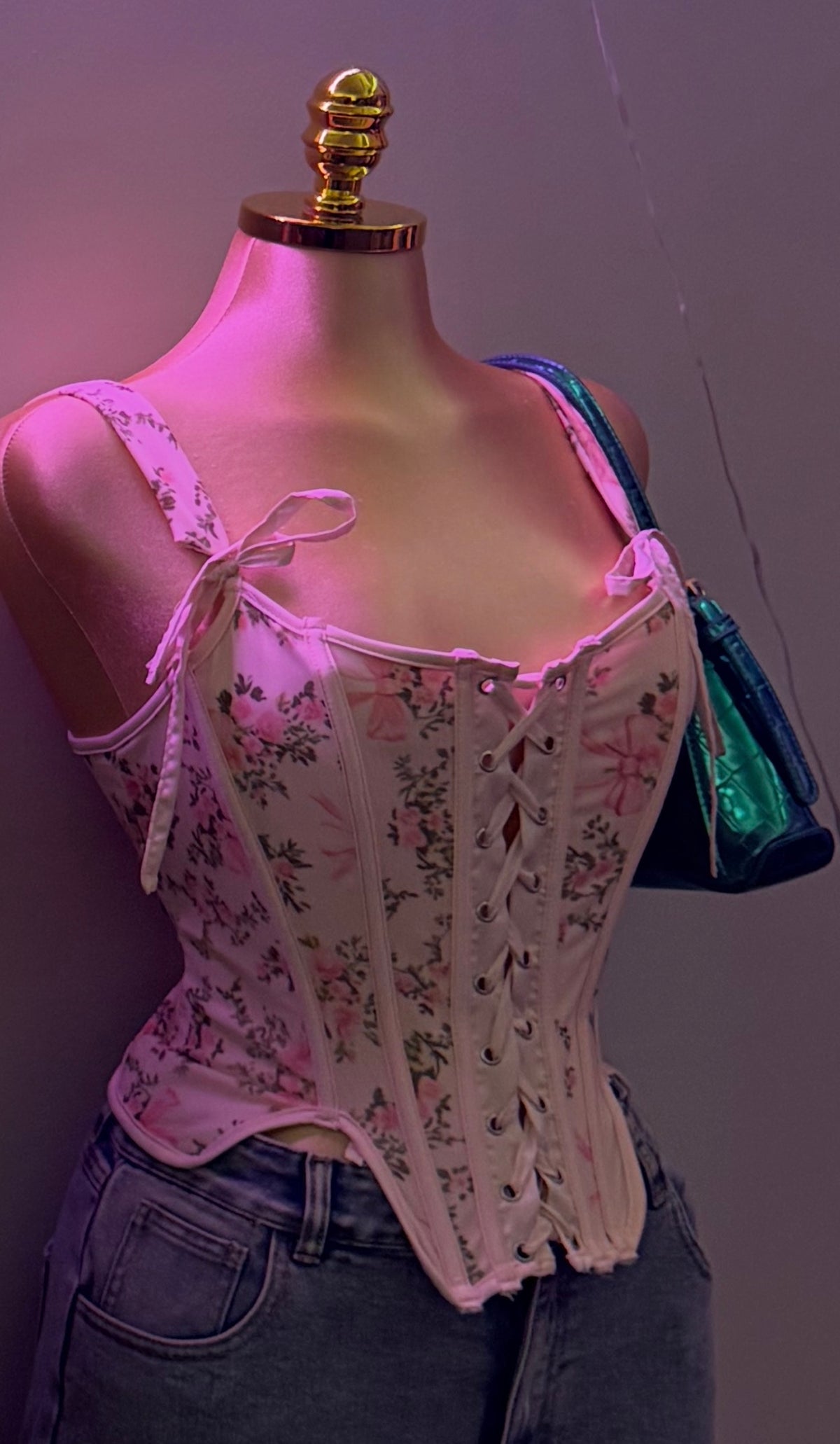 MAGIC GARDEN CORSET (PINK)