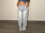 BANDED CARGO JEANS