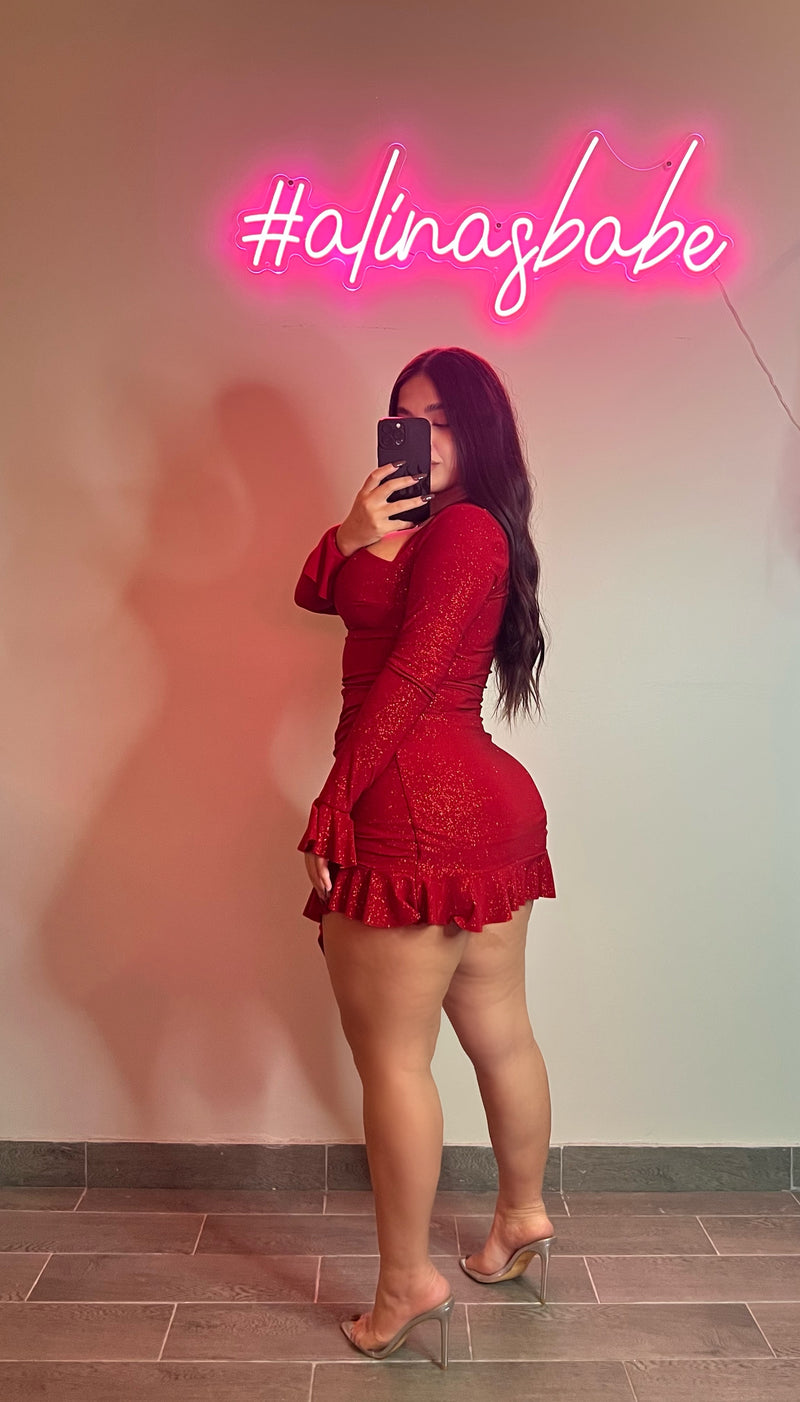 SABRINA DRESS (RED)