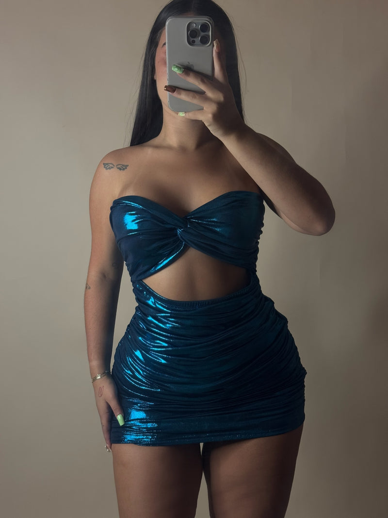SORAYA DRESS (AQUA)