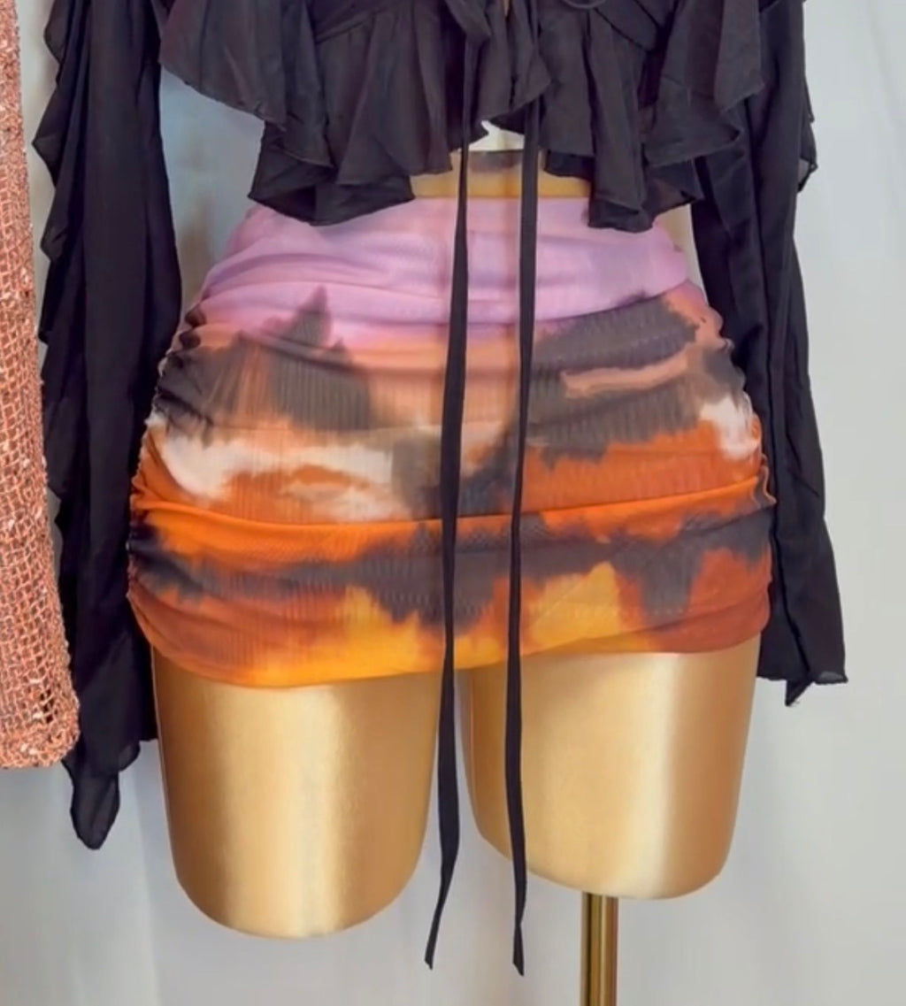 SUNSET MINI SKIRT