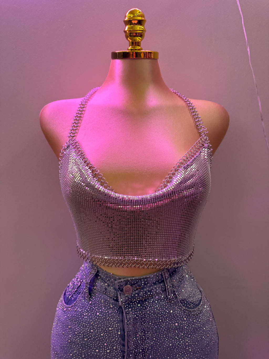 DIORA TOP (SILVER)