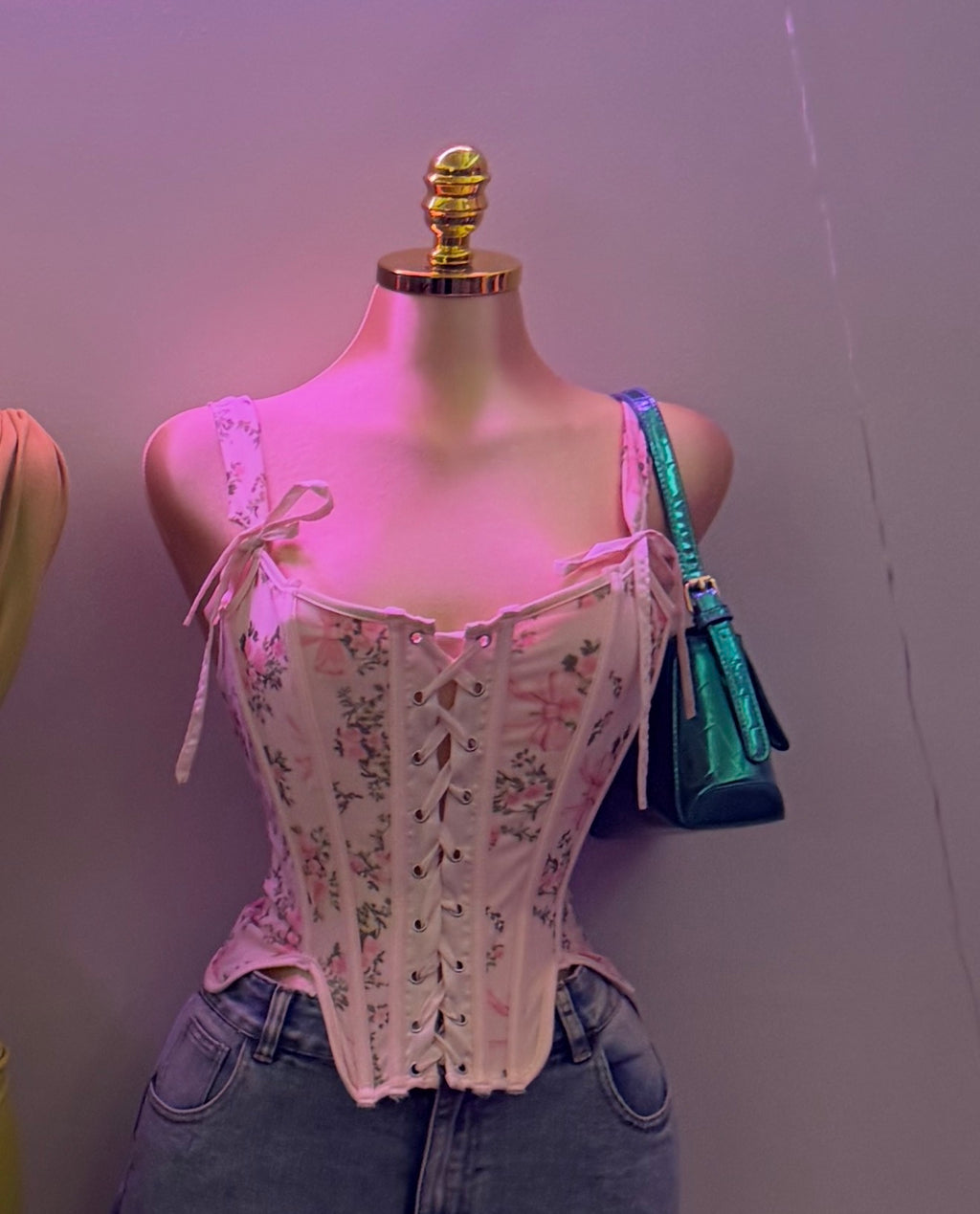 MAGIC GARDEN CORSET (PINK)