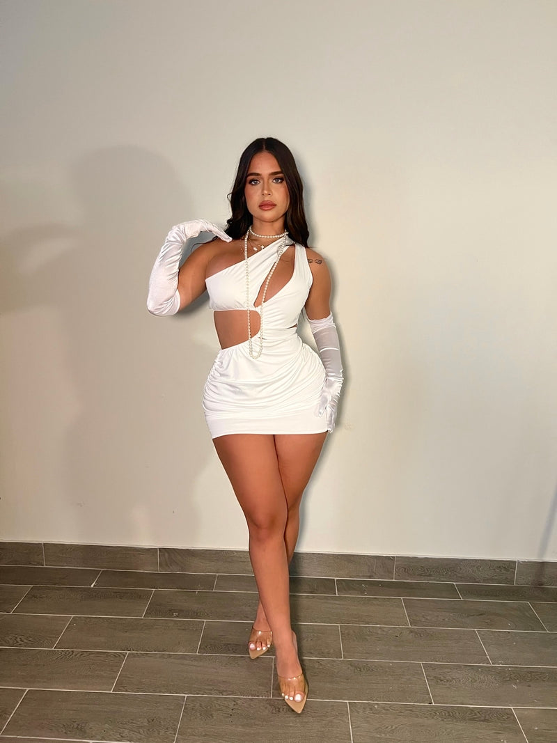 SHIRLEY DRESS (WHITE)