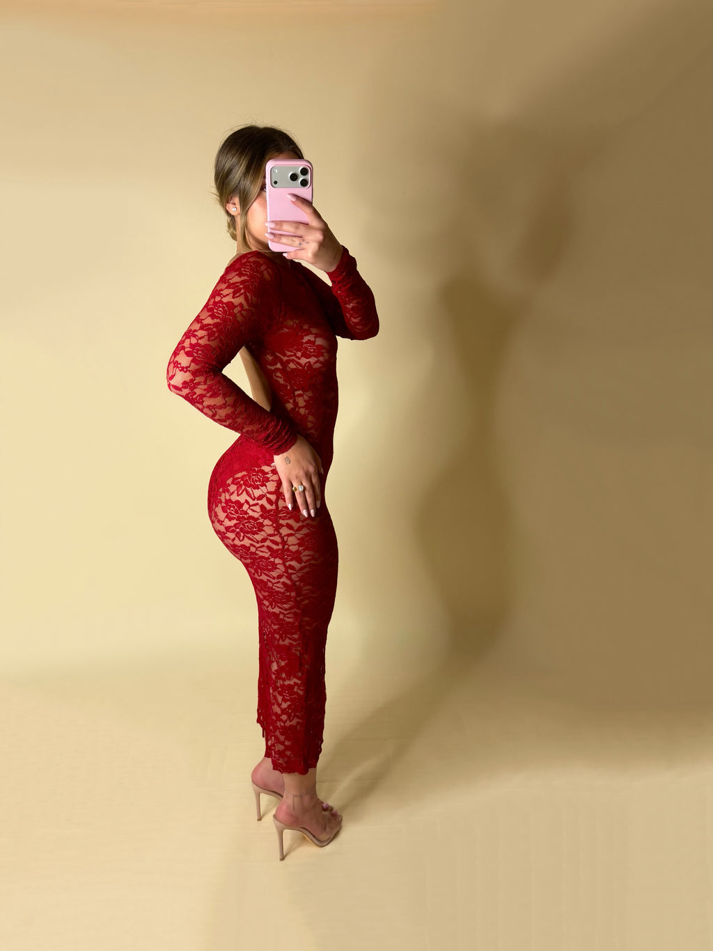CELINE DRESS (WINE)