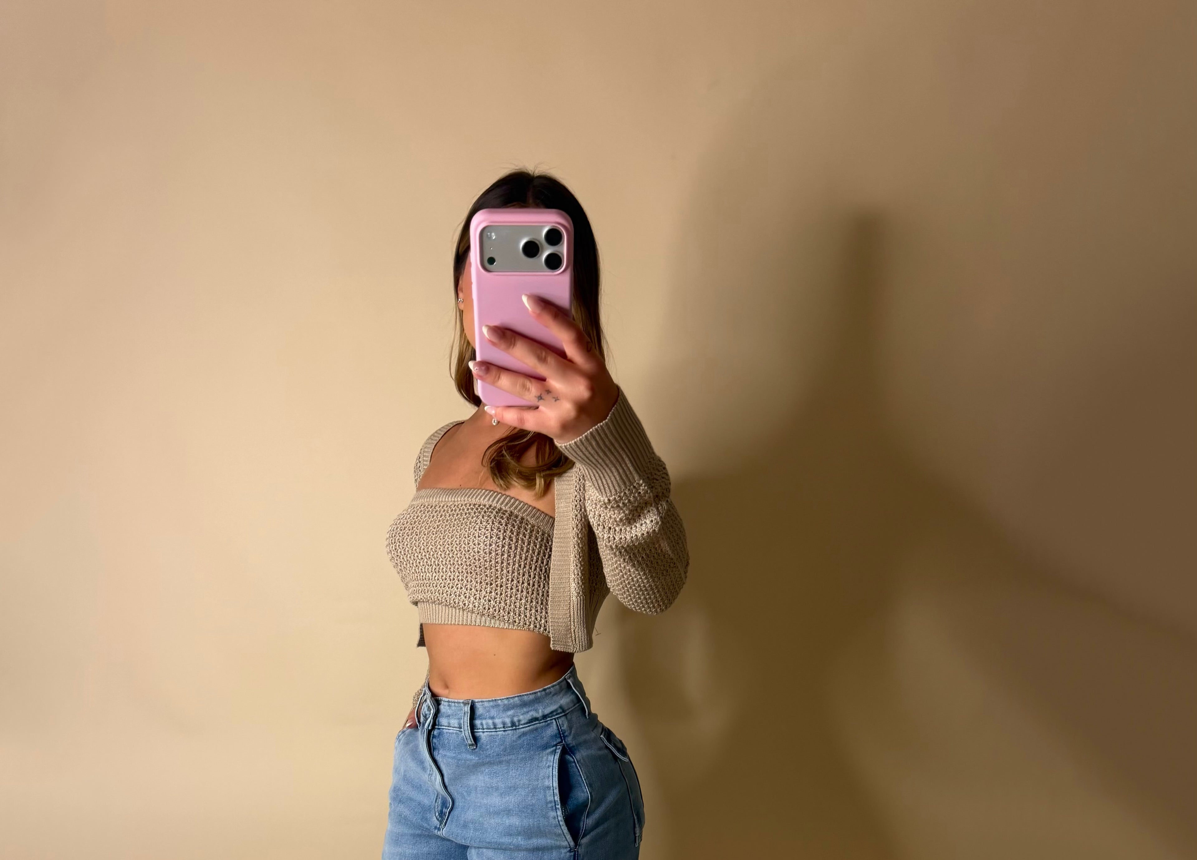 CARDIGAN AND TUBE SET