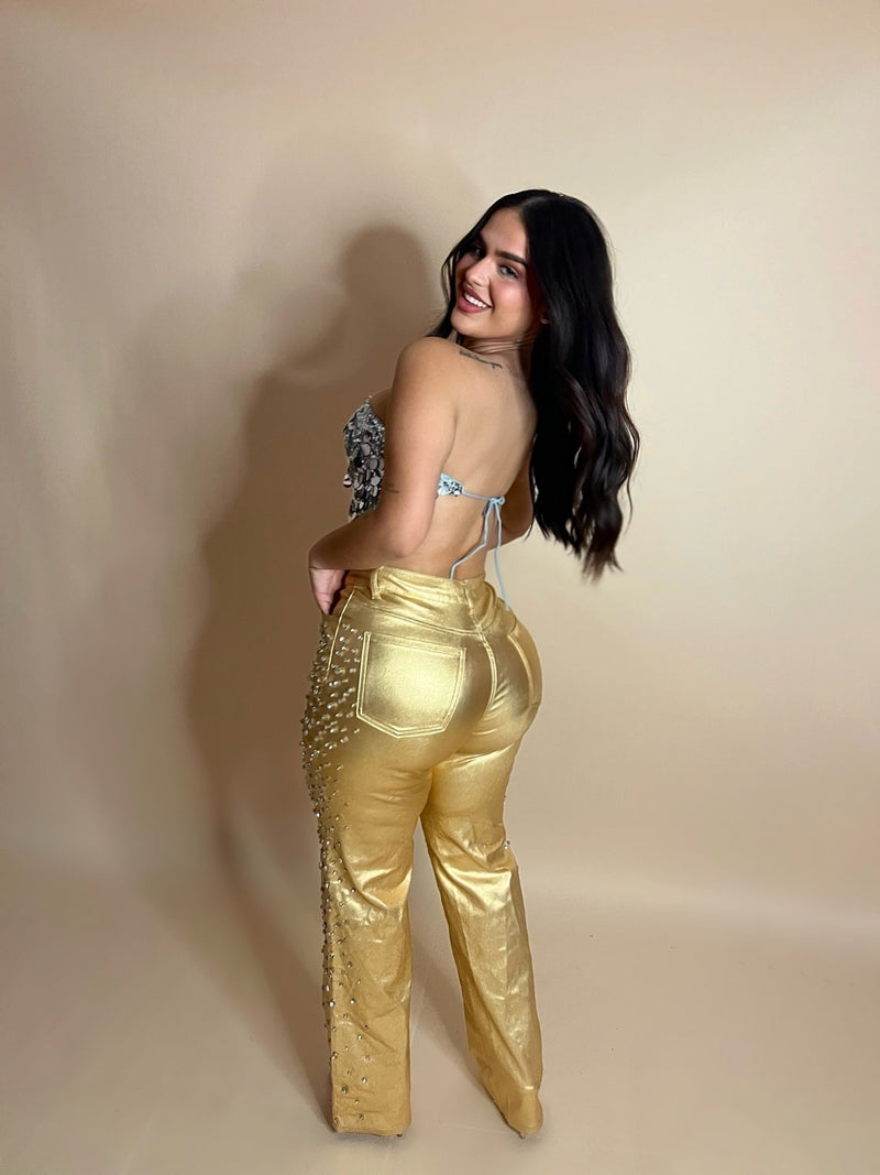 SAMANTHA PANTS (GOLD)