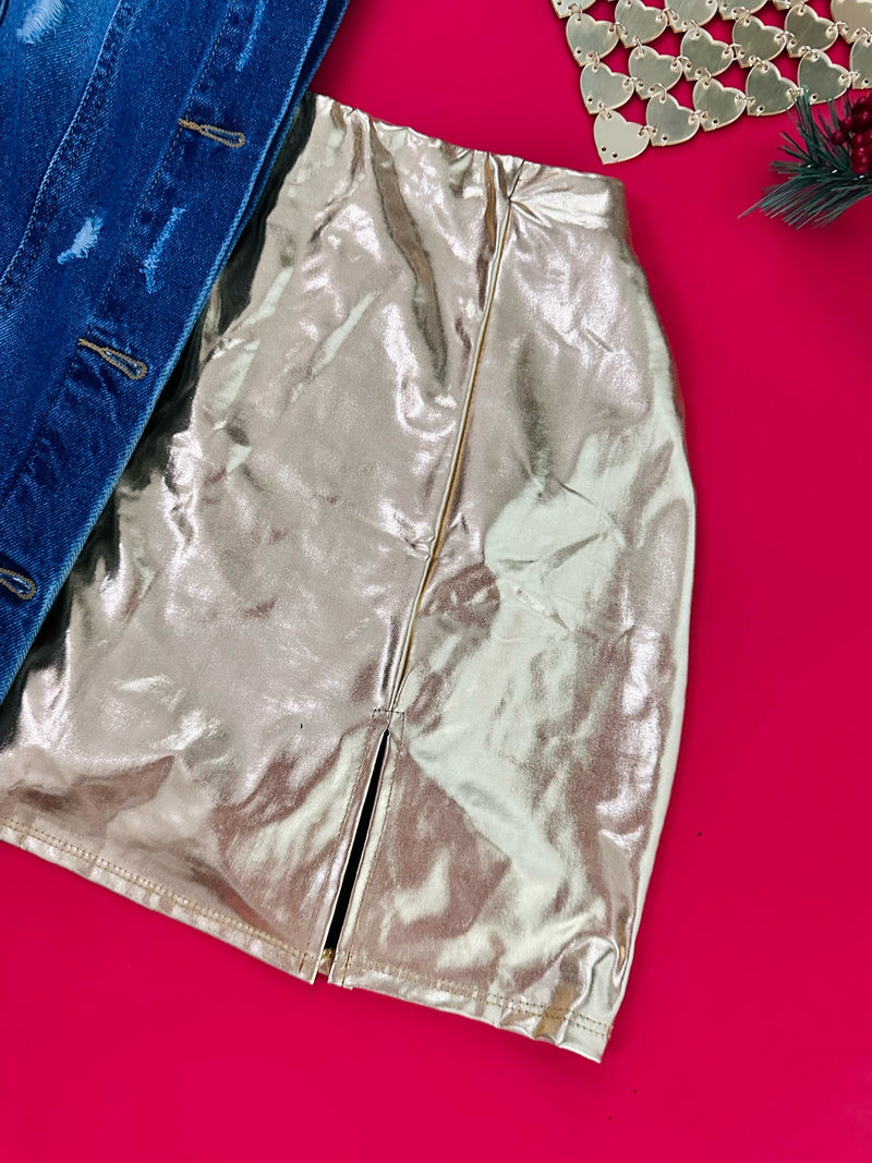 KITCHA SKIRT (GOLD)