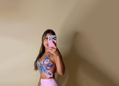 BUTTERFLY TOP (PINK)