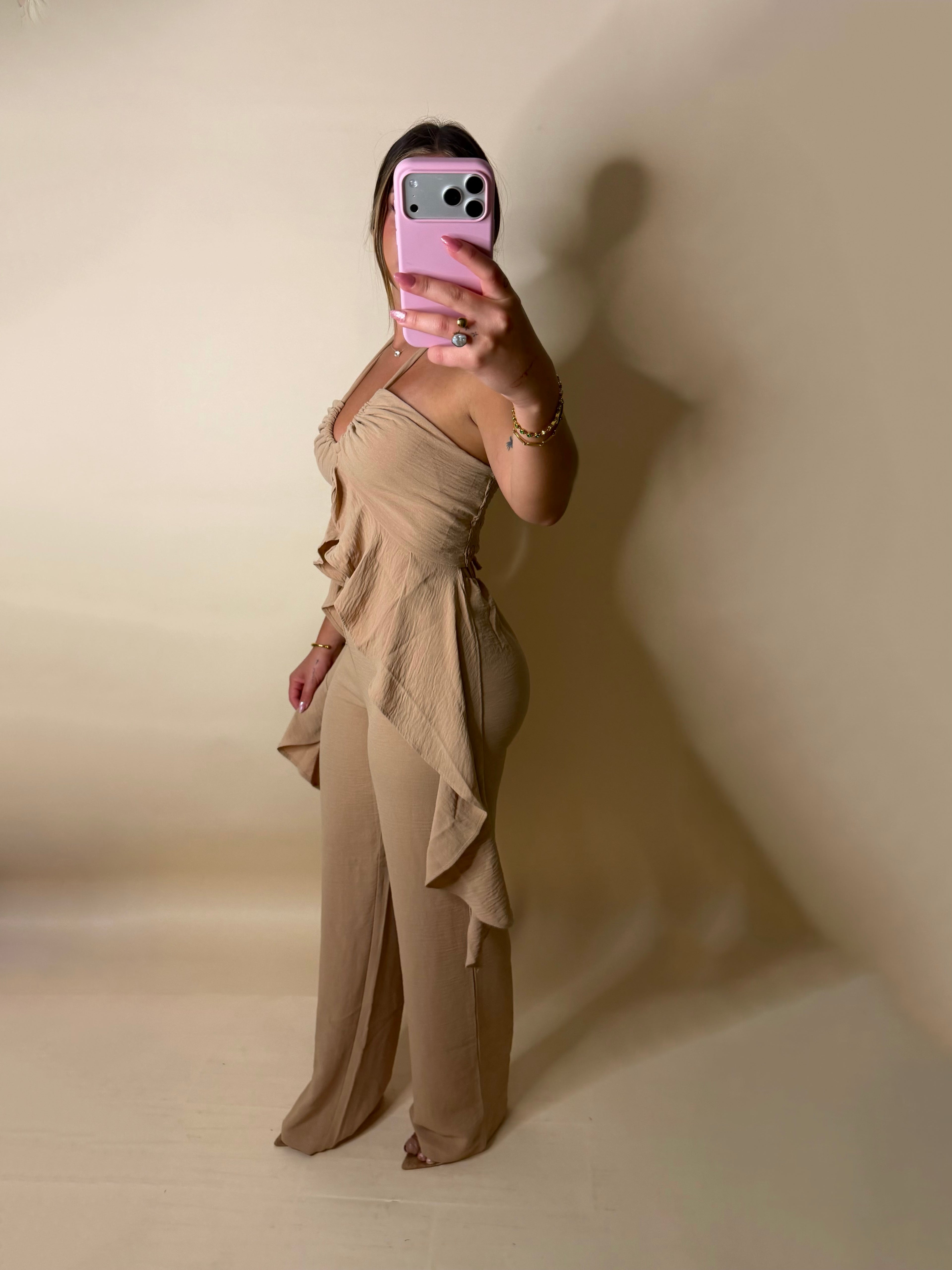 BELIXE SET (TAN)