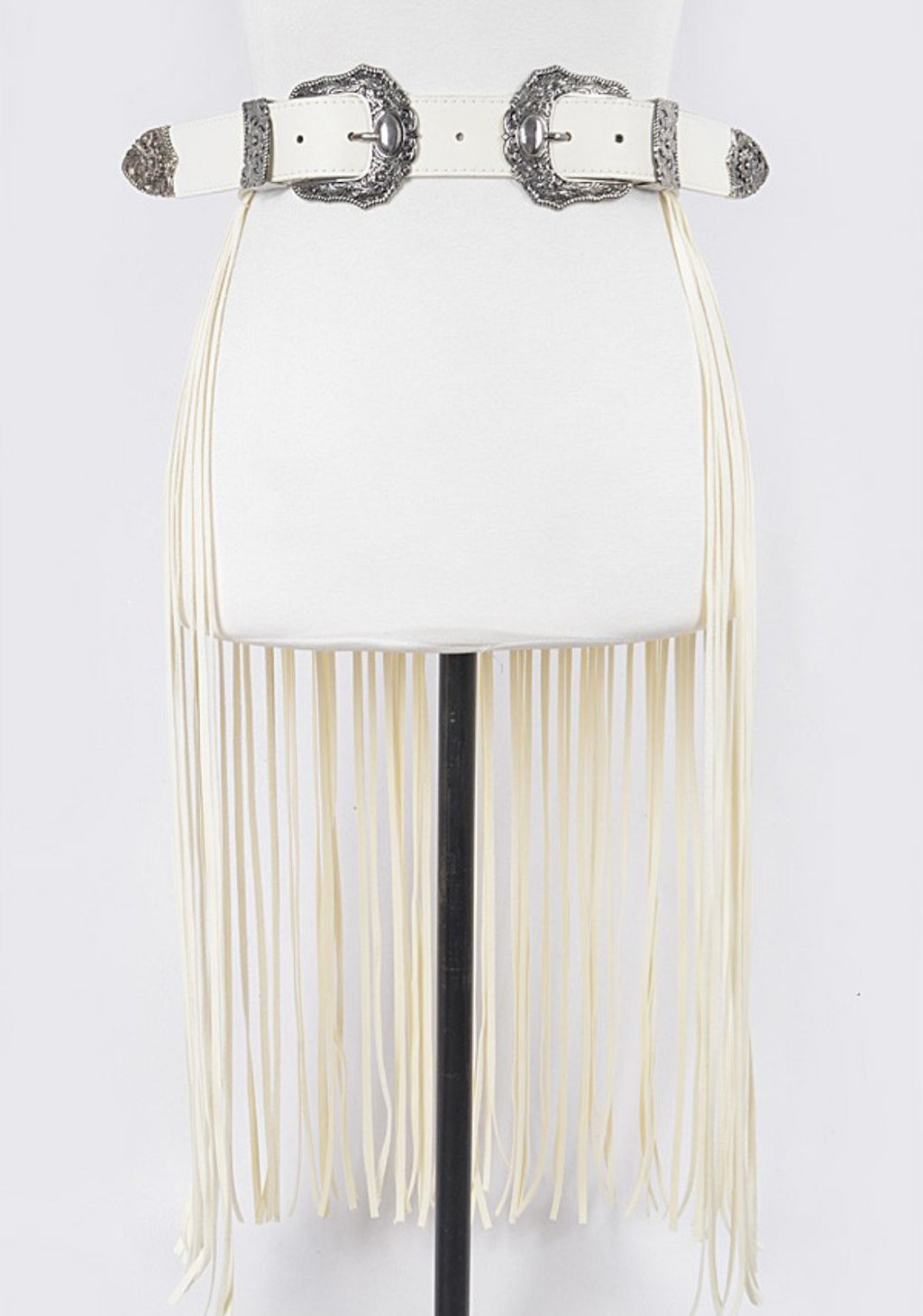 BUCKLE FRINGE BELT