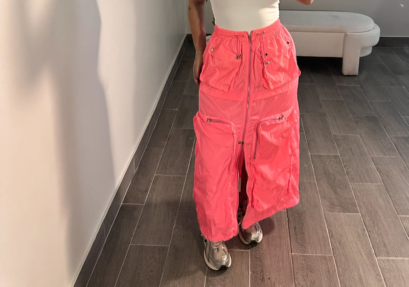 FANNY SKIRT (NEON PINK)