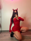SABRINA DRESS (RED)
