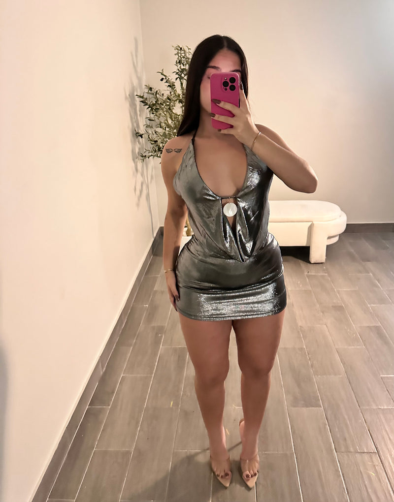 SAWYER METALLIC DRESS
