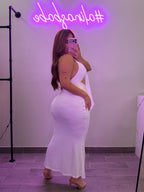 SANDY MAXI DRESS (WHITE)