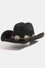 TURQUOISE STUD WESTERN HAT