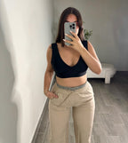 BANDGAGE CROP TOP
