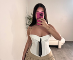 TUXEDO CORSET (WHITE)