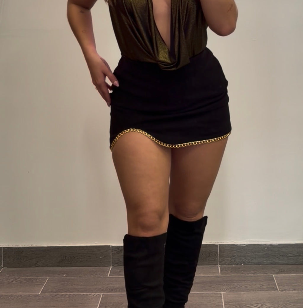 GOLDIE SKIRT (BLACK)