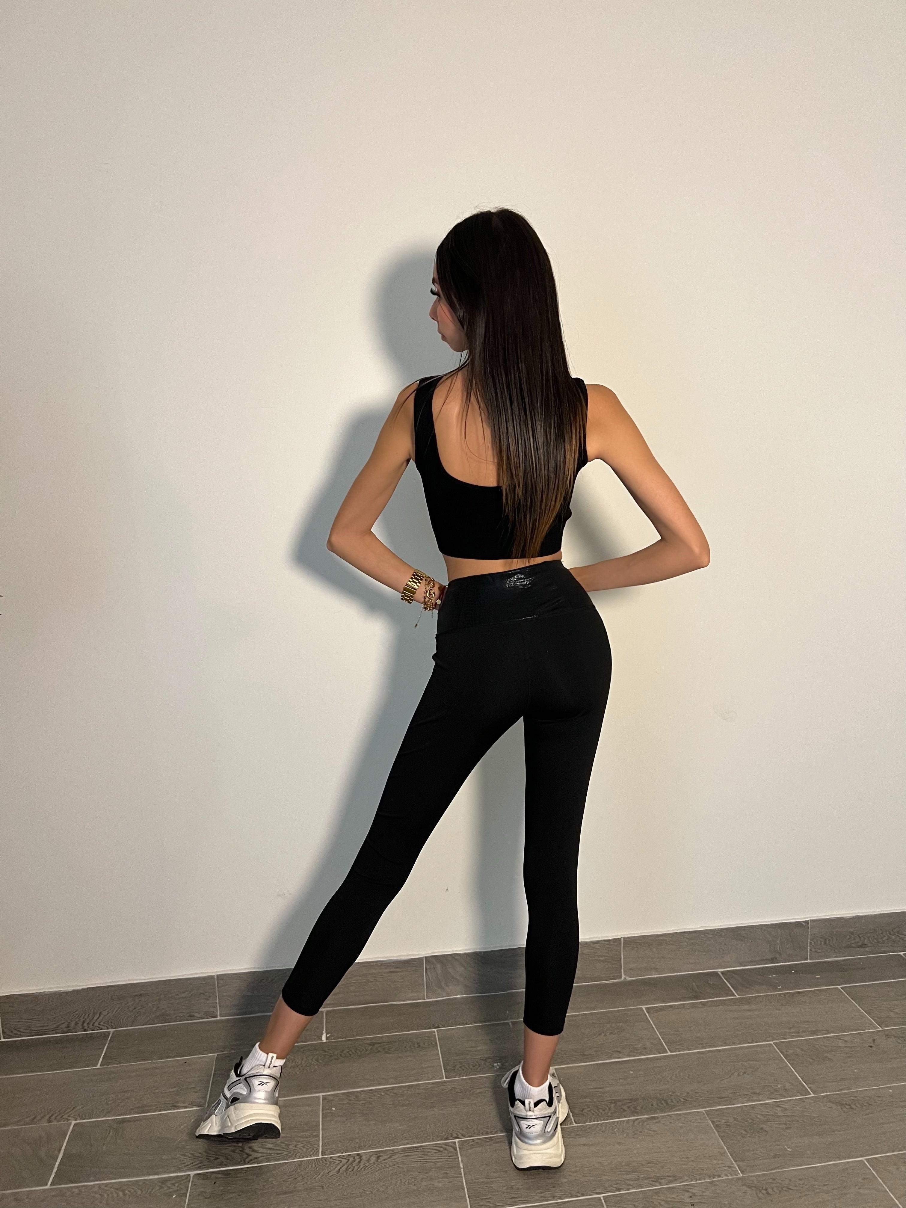 KIM SNAKE SKIN GYM PANT