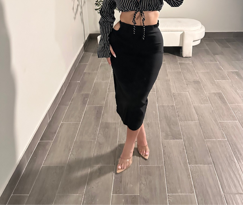 OLIVIA SKIRT (BLACK)