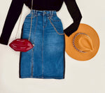 WENDEE MIDI SKIRT