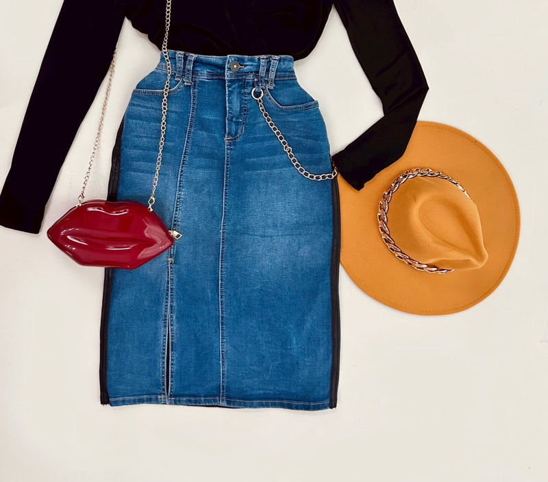 WENDEE MIDI SKIRT