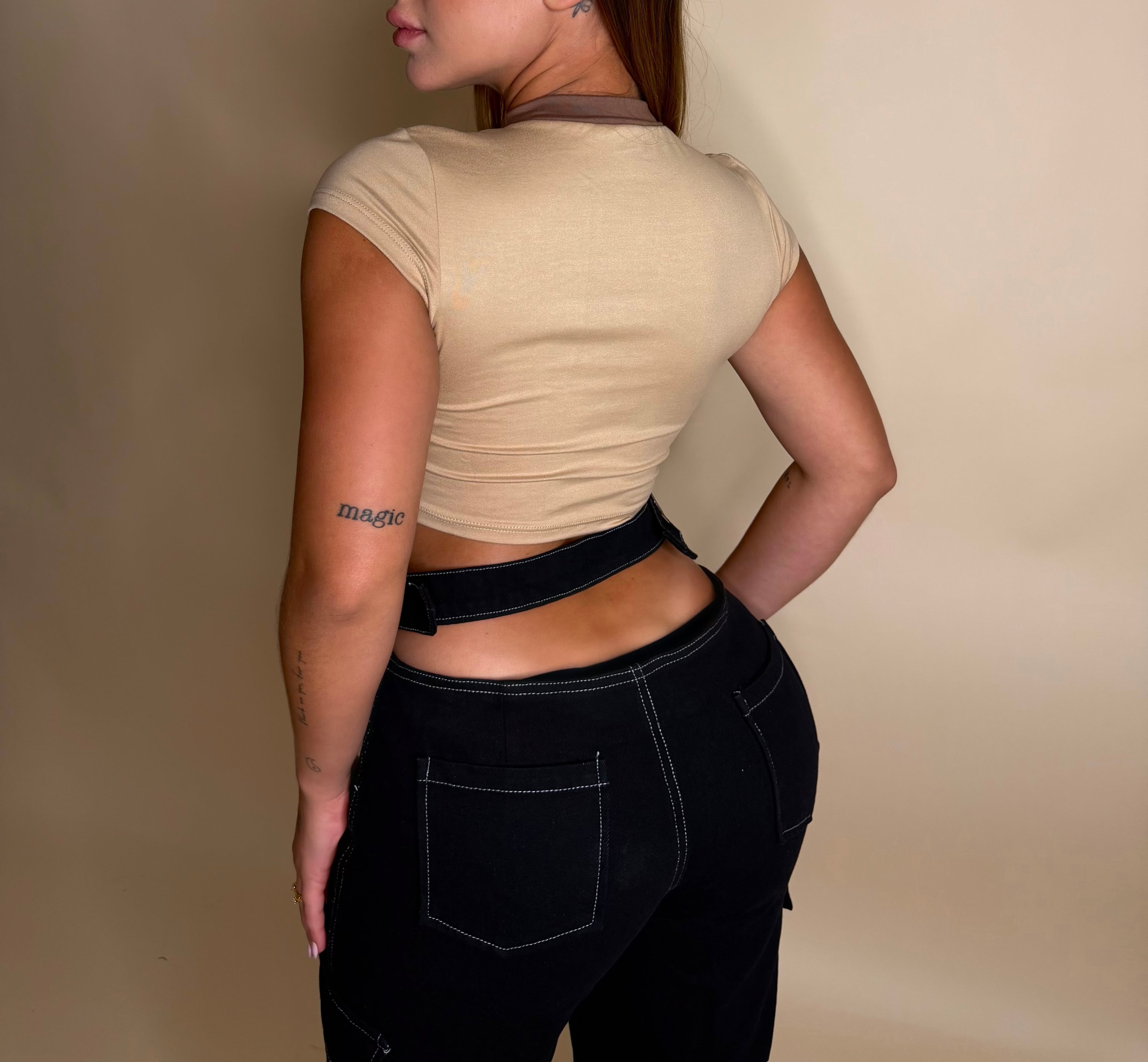 RACING CROP TOP