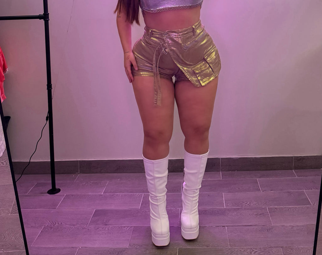 DEVINE SKORT (GOLD)