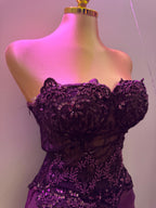 MOLLY CORSET (PLUM)