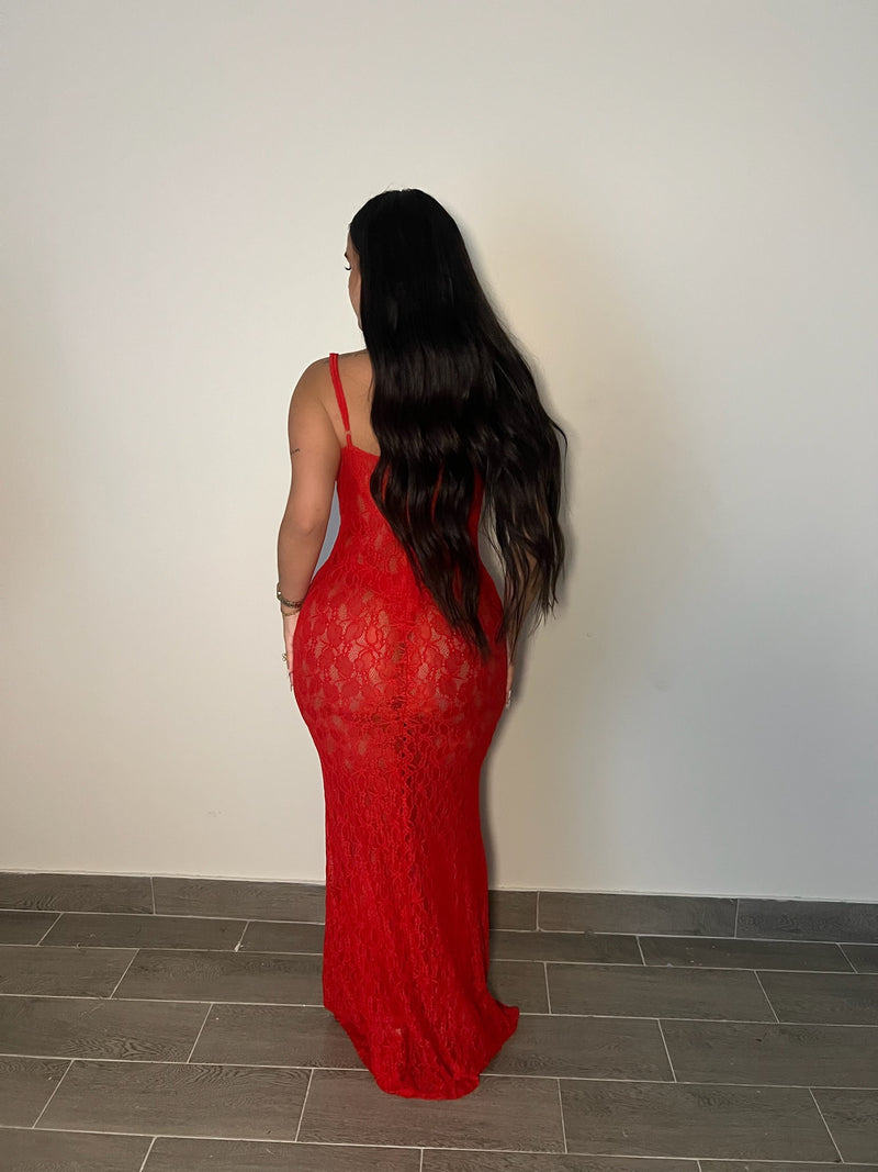 ATHENA DRESS (RED)