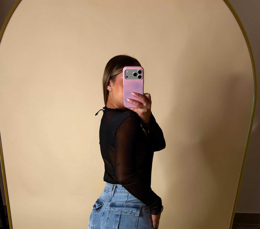 MESH SHEER TOP