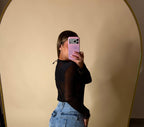 MESH SHEER TOP