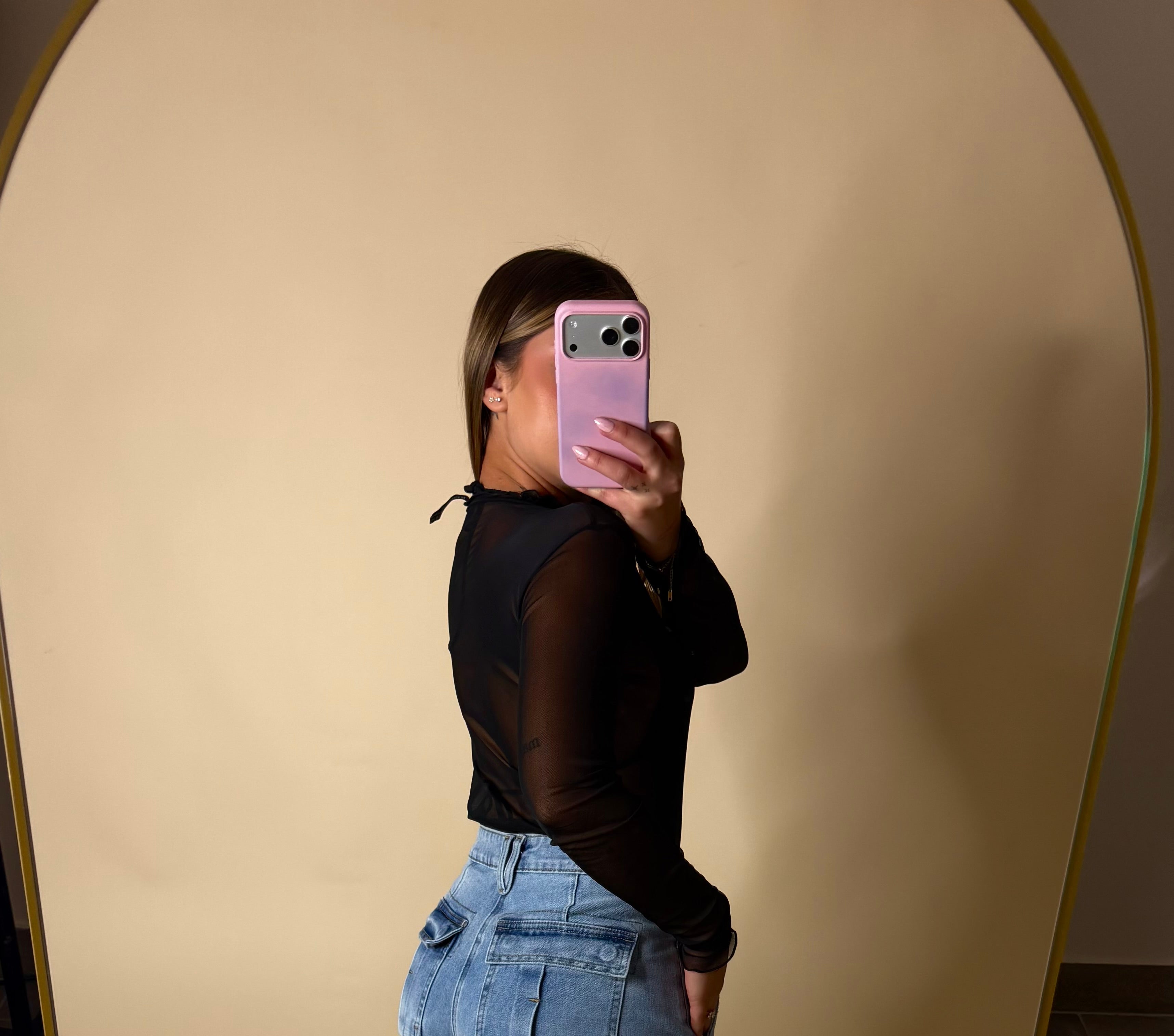 MESH SHEER TOP
