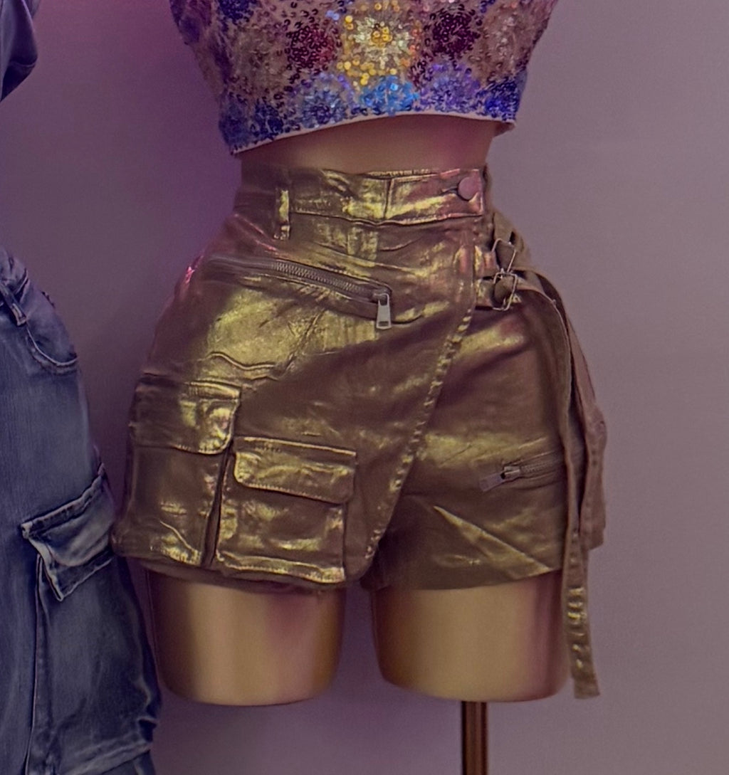 DEVINE SKORT (GOLD)