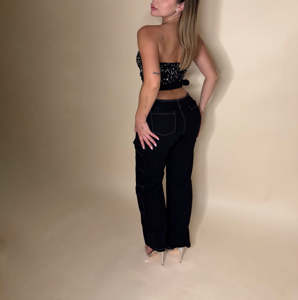 FLIRTY CORSET (BLACK)