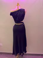 SARAH SATIN MAXI SKIRT