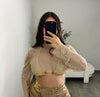 GOLDEN GIRL TOP SET