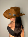 TURQUOISE STUD WESTERN HAT