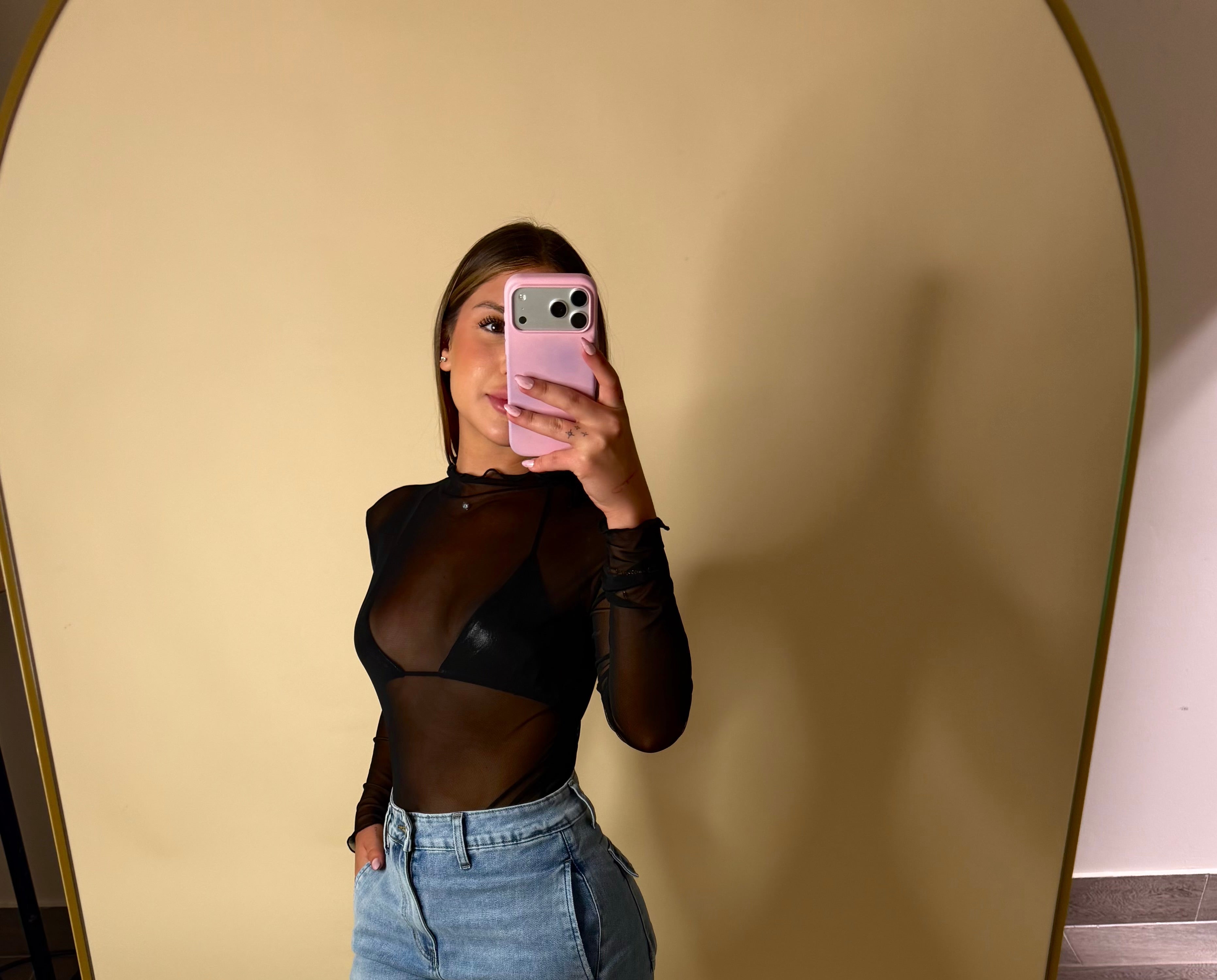 MESH SHEER TOP