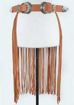 BUCKLE FRINGE BELT