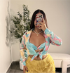 DIDI SATIN TOP (AQUA)