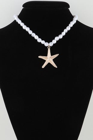 STARFISH PEARLS NECKLACE