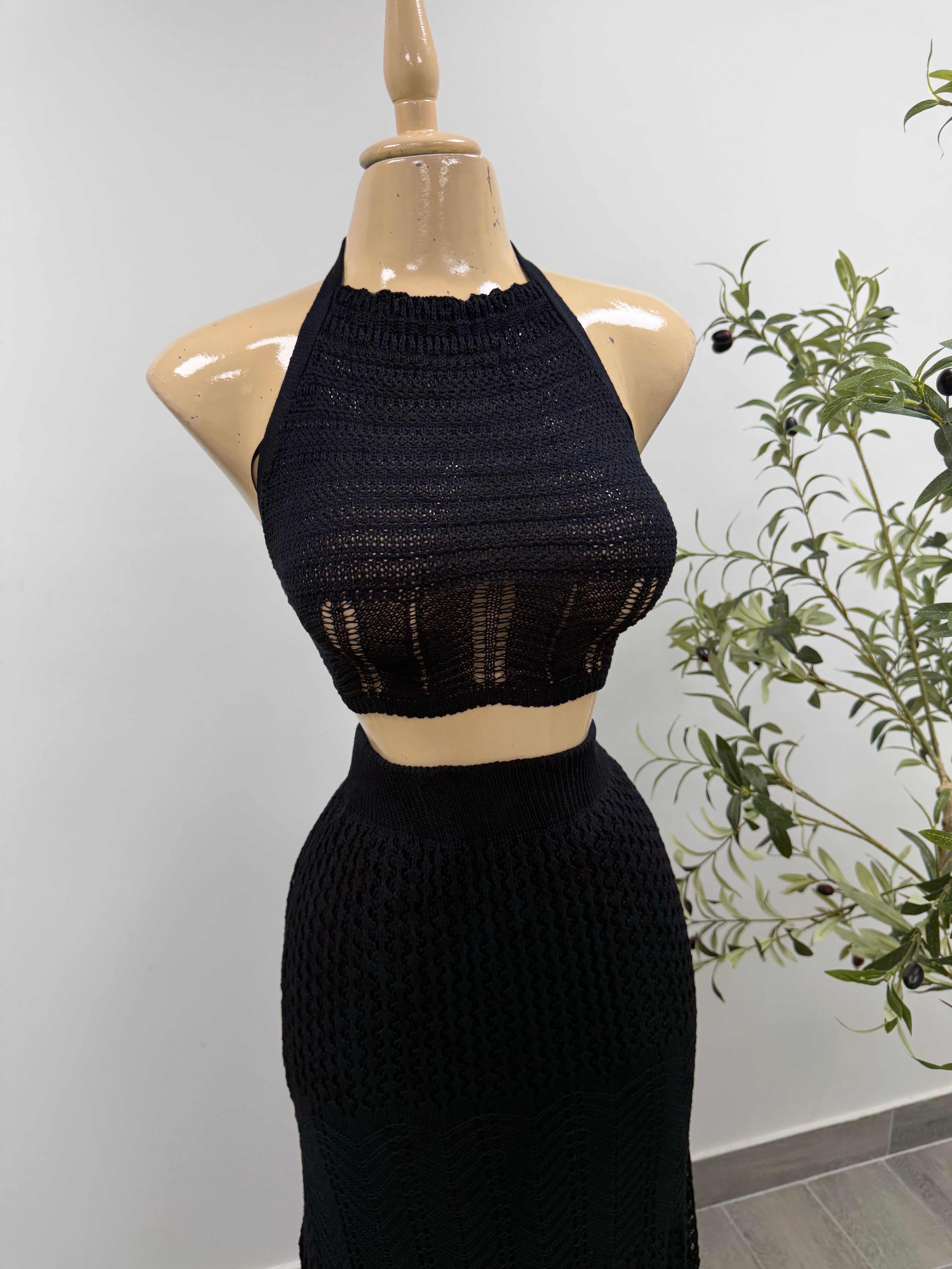 LUCILLE SET (BLACK)