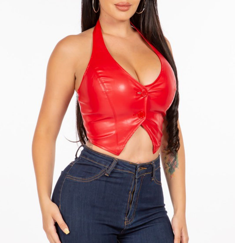 GIGI TOP VEST (RED)