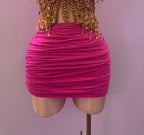 ROMA SKIRT (HOT PINK)