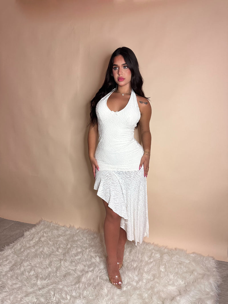 PAULETTE DRESS (IVORY)