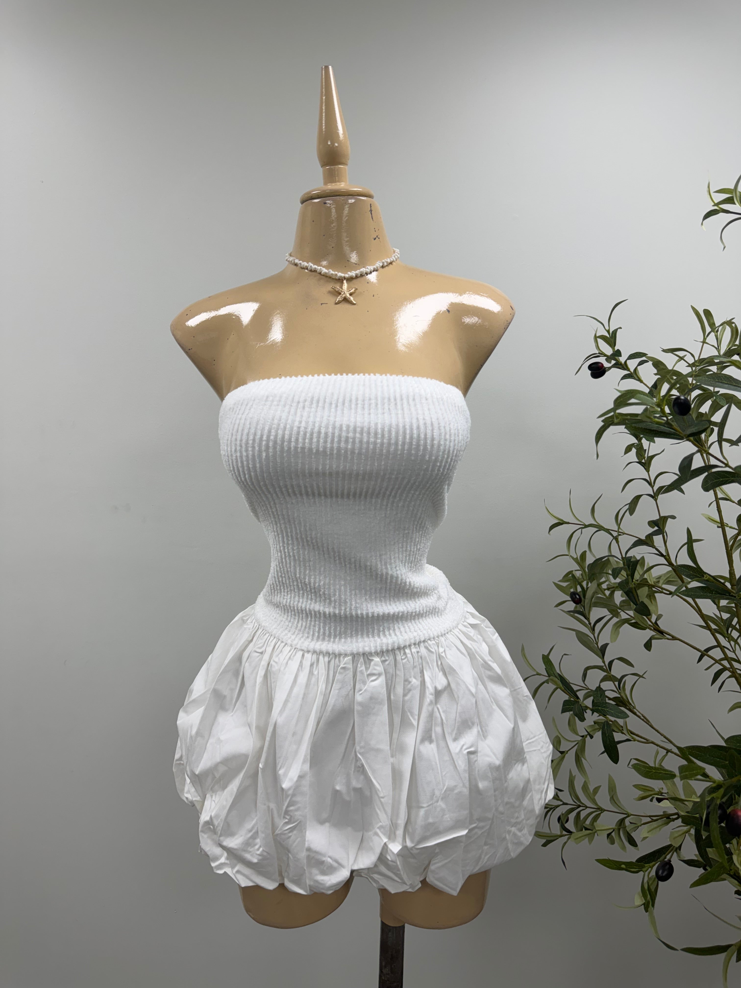 MILA DRESS (WHITE)