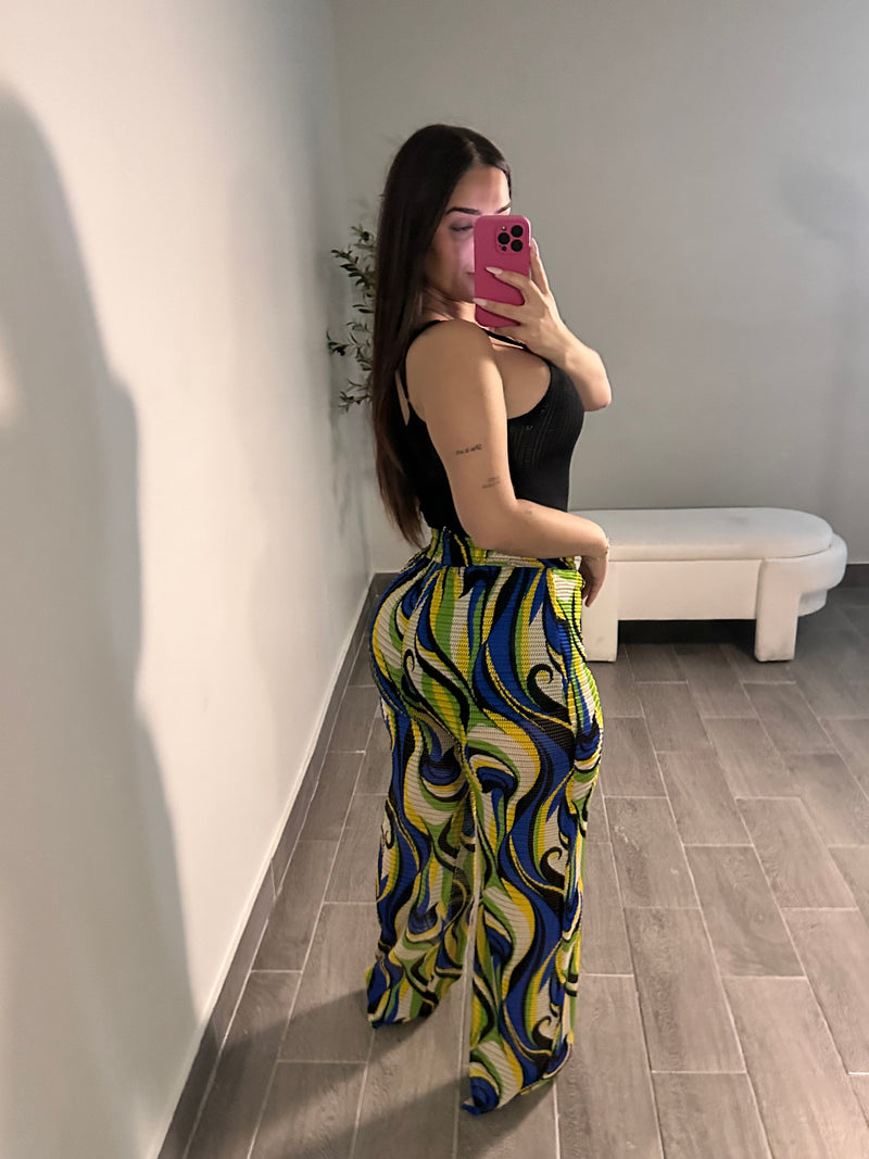 LEIRE PALAZZO (BLUE/YELLOW)
